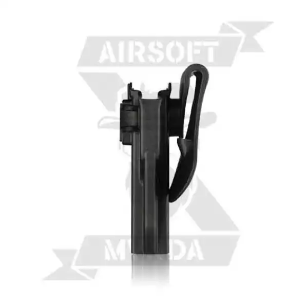 PISTOLERA AMOMAX RIGIDA HI-CAPA ZURDOS NEGRO
