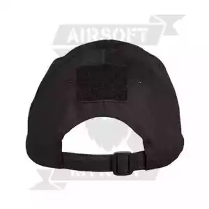 GORRA AIRSOFT VELCROS CON AJUSTE HEBILLA NEGRA - Imagen 2