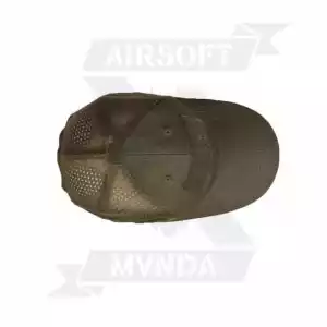 GORRA AIRSOFT VELCROS REJILLA MILTEC VERDE - Imagen 1