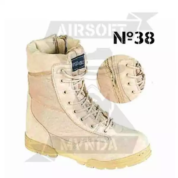 BOTAS TACTICA FORAVENTURE CREMALLERA BEIGE (38)
