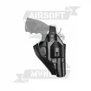 FUNDA REVOLVER ASG DAN WESSON 2.5&amp;quot;-4&amp;quot; CORTA NEGRA - Imagen 1