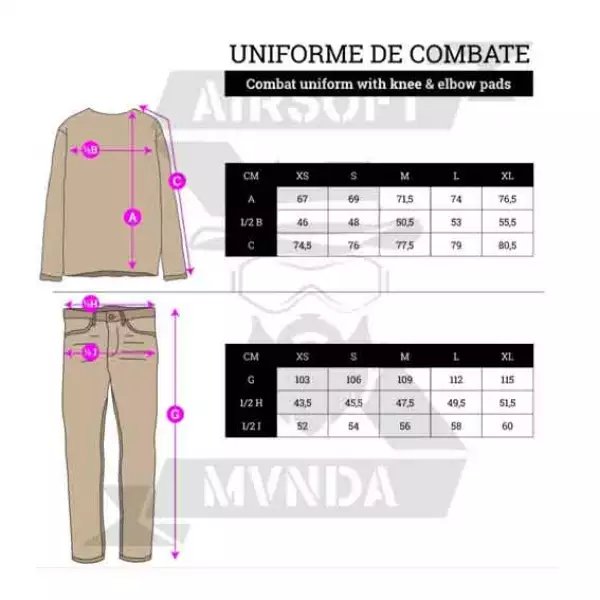 UNIFORME DRAGONPRO AU001 MC NEGRO (S)