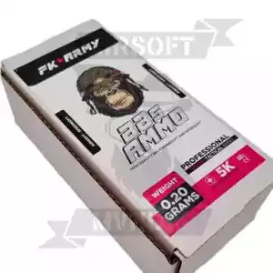 CAJA DE BOLAS FK ARMY 0,20g 1K BLANCA - Imagen 3