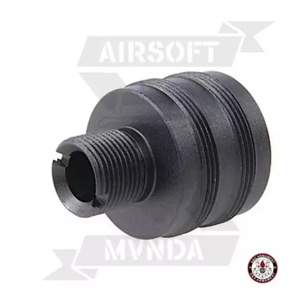 ADAPTADOR SILENCIADOR G&amp;amp;G SSG-1 AEG 14mm CCW ALUMINIO MEGRO