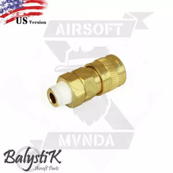 ACOPLADOR BALYSTIK HPA CON ROSCA MACHO 1/8 NPT (US)
